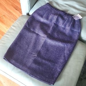 Doncaster Metallic Pencil Skirt, NEW with TAGS, Size 8